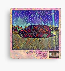 Abstract Good Kid Maad City Metal Print