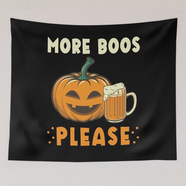 Item preview, More Boos Please Pumpkin Halloween Drinking designed and sold by Fabvity.