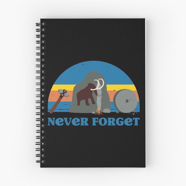 Item preview, Never Forget - Caveman Essentials designed and sold by Happy Puppy Print On Demand.