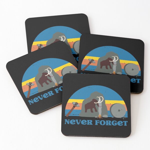 Item preview, Never Forget - Caveman Essentials designed and sold by Happy Puppy Print On Demand.
