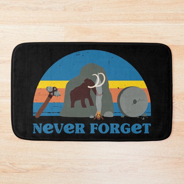 Item preview, Never Forget - Caveman Essentials designed and sold by Happy Puppy Print On Demand.