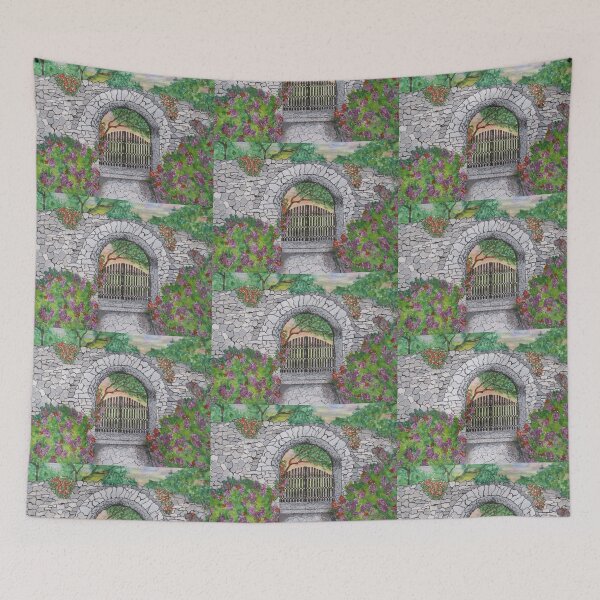 Item preview, Private Garden At Sunset designed and sold by ashleygoforth.