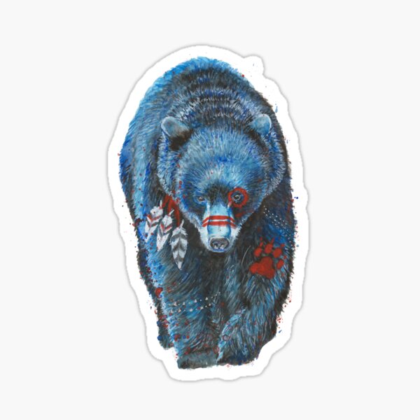 Native Bear Sticker