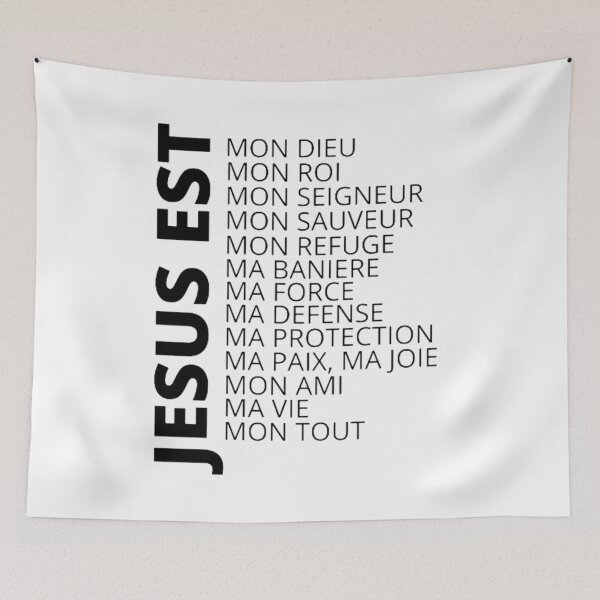 Aperçu de l'œuvre Jésus est... créée et vendue par CherishedCloset.