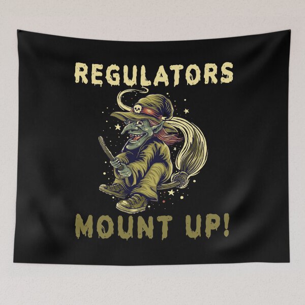 Item preview, Regulators Mount Up Halloween Witch designed and sold by Fabvity.
