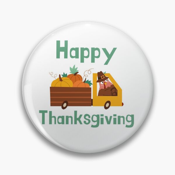 Item preview, Happy Thanksgiving Turkey designed and sold by ThePinkProject.