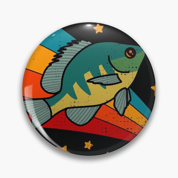 Item preview, Retro Bluegill in Space Fishing Sport And Angling Fisherman designed and sold by JokeGysen.