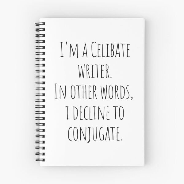 Item preview, Celibate Writer designed and sold by Scribblehound.