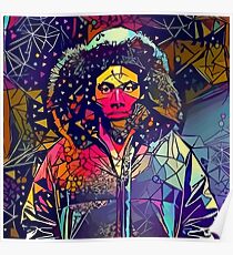 Abstract Hooded Gambino Poster