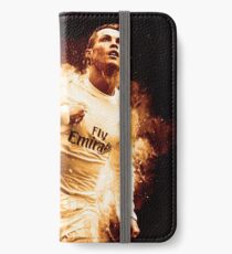 Cristiano Ronaldo 'CR7' Fire Design iPhone Wallet/Case/Skin