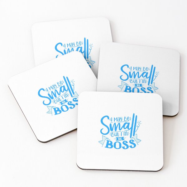 Item preview, I May Be Small But I'm The Boss Baby Boy Quote designed and sold by Open Canvas.