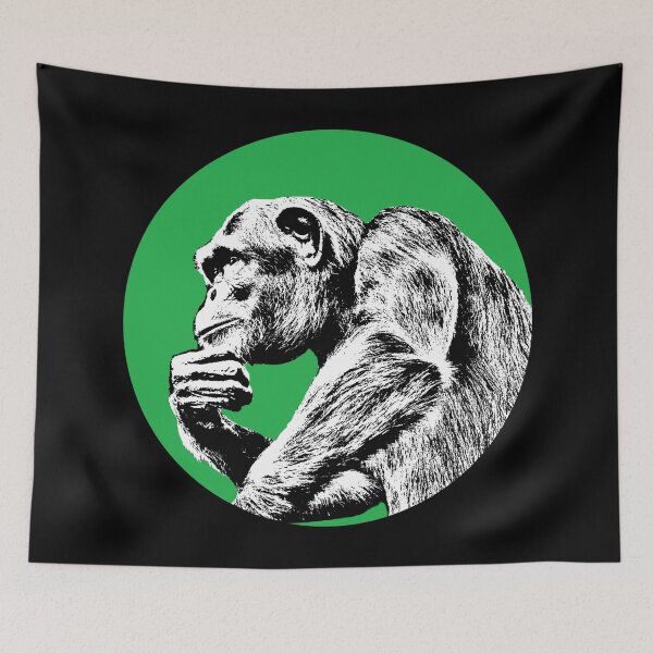 Item preview, Chimpanzee Thinking designed and sold by RevolutionInPaint.