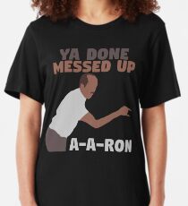Camiseta ajustada Key and Peele - Ya hecho desordenado AA-Ron