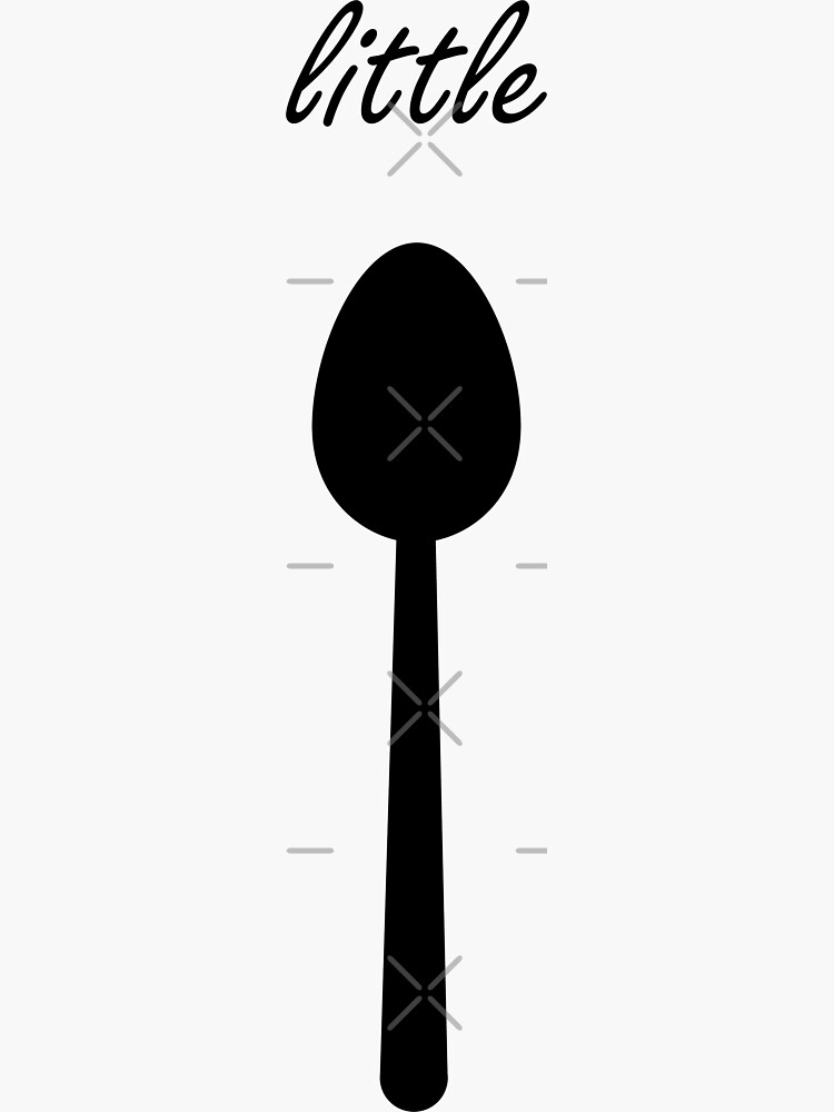 "Little Spoon" Sticker for Sale by DJBALOGH Redbubble