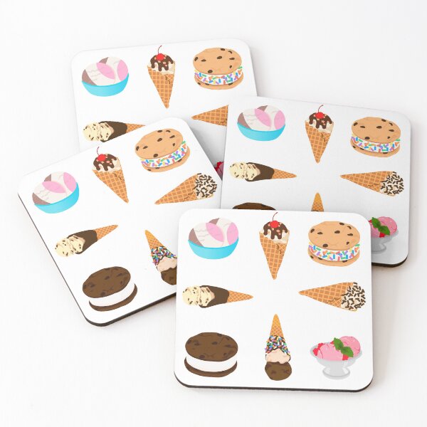 Item preview, 8 Stickers of Ice Creams Waffle Cones Ice Cream Sundae Ice Cream CakesPack #1 of 2 Journals Diaries Scrapbooking Sticker Books  designed and sold by Hanlar.