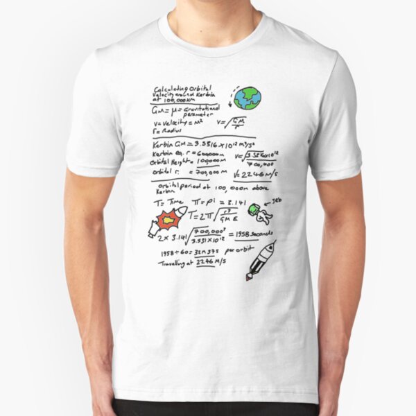 Kerbal Orbit Science 1 Slim Fit T-Shirt