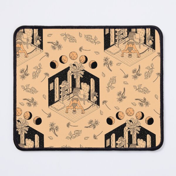 Item preview, Yoga Girl Room Pattern designed and sold by sierratruong.
