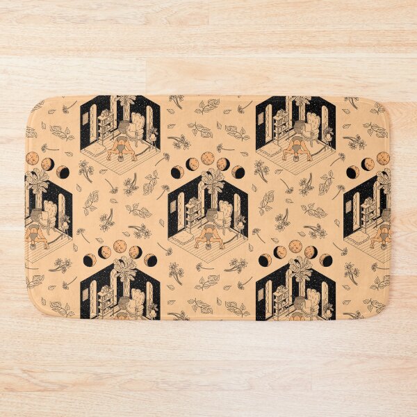Item preview, Yoga Girl Room Pattern designed and sold by sierratruong.
