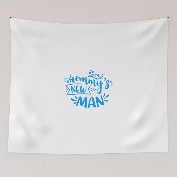 Item preview, Mommy's New Man Baby Boy Quote designed and sold by Open Canvas.