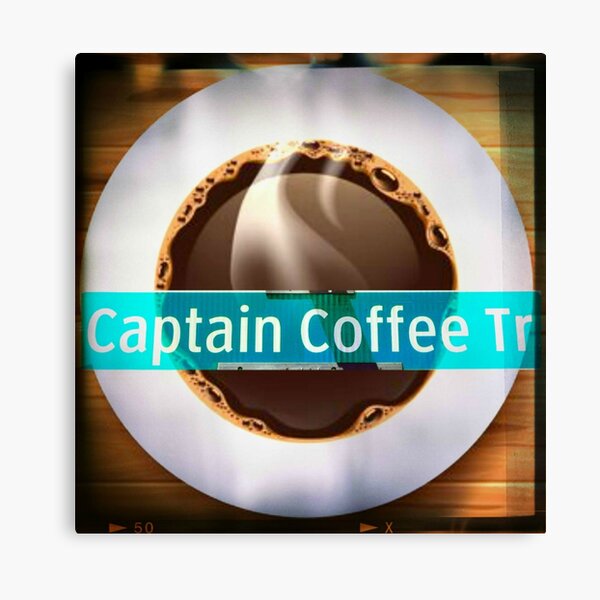 Captain Coffee Trail Canvas Print