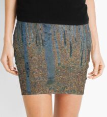 Gustav Klimt Beech Grove Mini Skirt