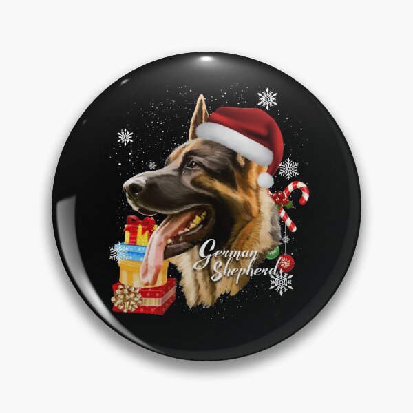 Item preview, Winter Holiday German Shepherd Dog Gift Christmas Santa Hat designed and sold by Barnissim.