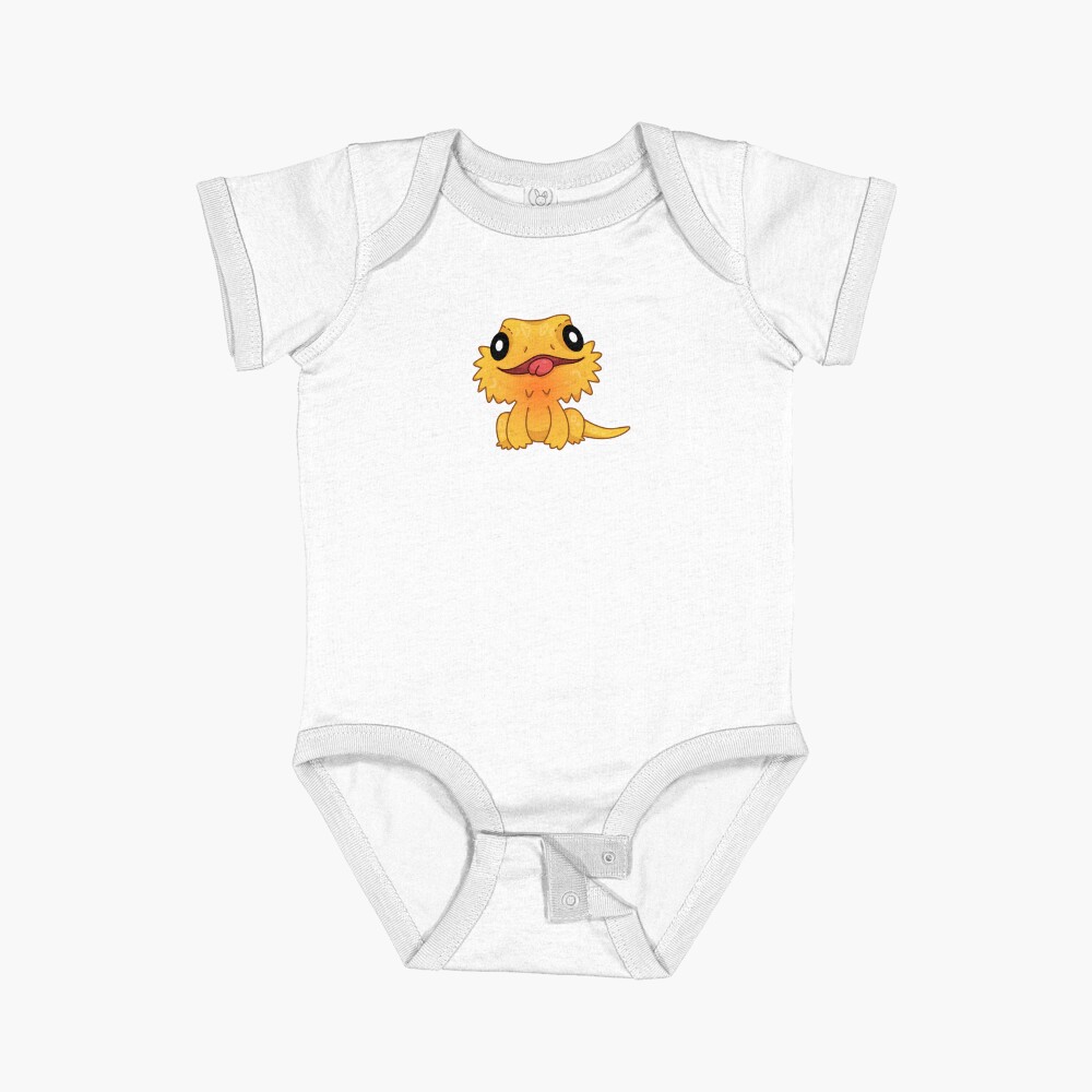 Item preview, Short Sleeve Baby One-Piece designed and sold by PogonaVitticeps.