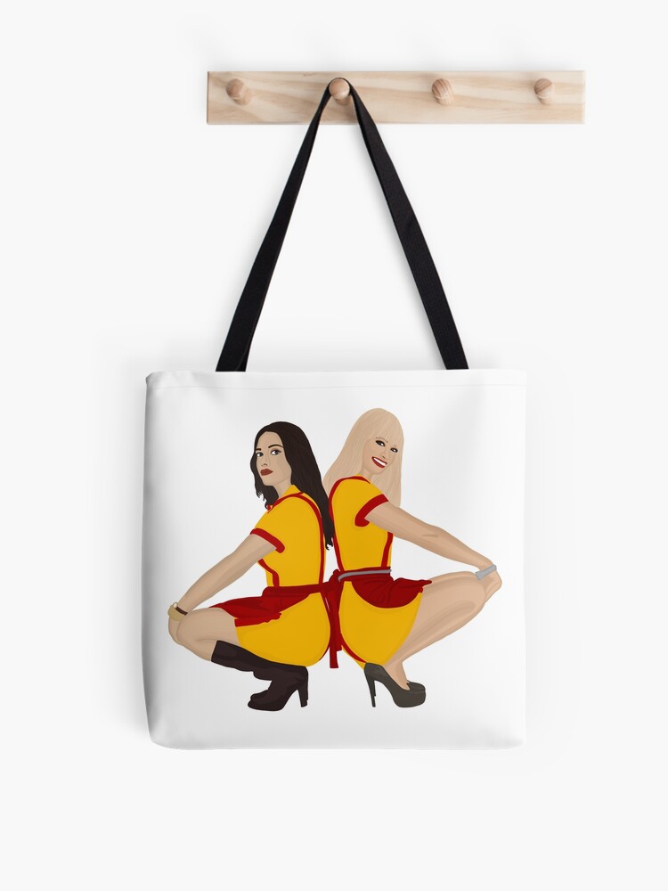 2 Broke Girls Max and Caroline Tote Bag