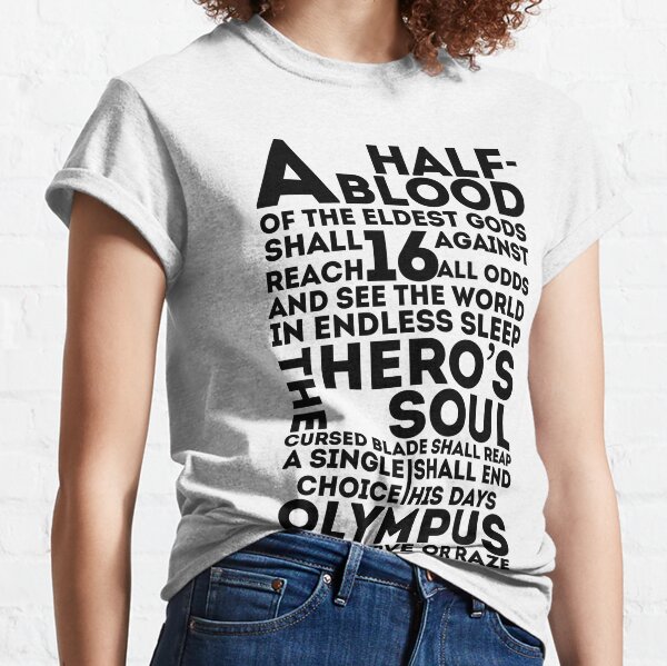 Percy Jackson Olympians Camp half blood Women Girl Tshirt -6 sizes demigod  shirt