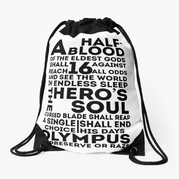 "Percy Jackson and the Olympians The Great Prophecy " Drawstring Bag