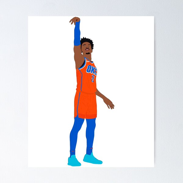 Artikelvorschau, Shai Gilgeous-Alexander Classic entworfen und verkauft von neveahjovany.
