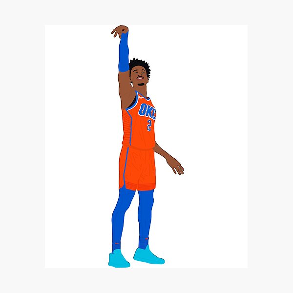 Artikelvorschau, Shai Gilgeous-Alexander Classic entworfen und verkauft von neveahjovany.
