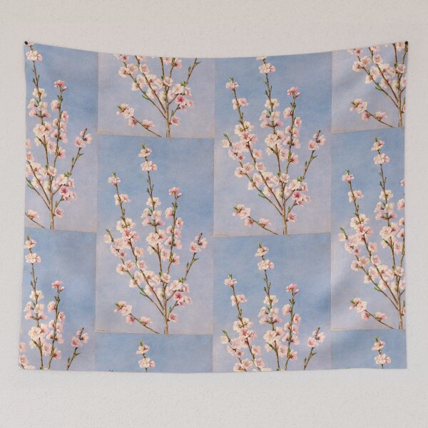 Item preview, Peach blossom - Prunus persica - botanical illustration designed and sold by chimakingthings.