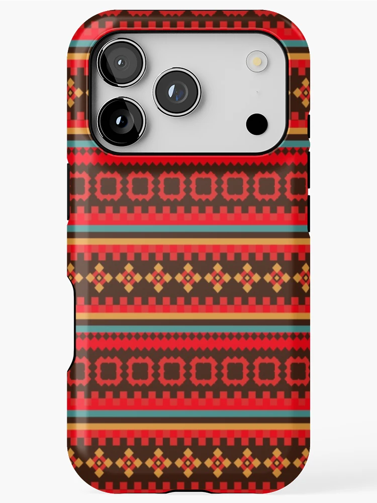 Thumbnail 1 of 4, iPhone Case, Colorful Geometric Pattern Phone Case 3 designed and sold by Studio-Sy.