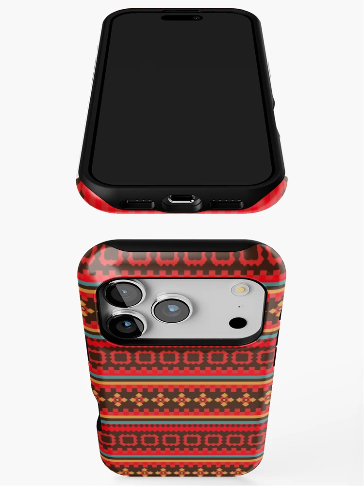 Thumbnail 3 of 4, iPhone Case, Colorful Geometric Pattern Phone Case 3 designed and sold by Studio-Sy.