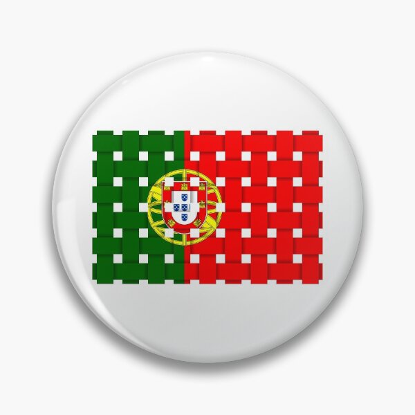 Item preview, Woven Effect Portugal Flag Portuguese designed and sold by Worldesigns by Artsiren.