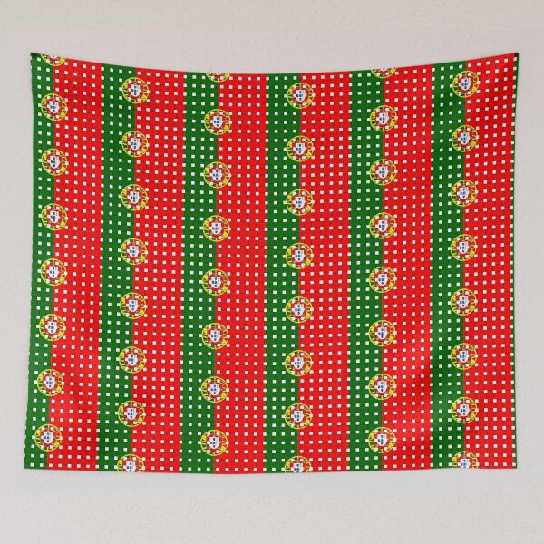 Item preview, Woven Effect Portugal Flag Portuguese designed and sold by Worldesigns by Artsiren.