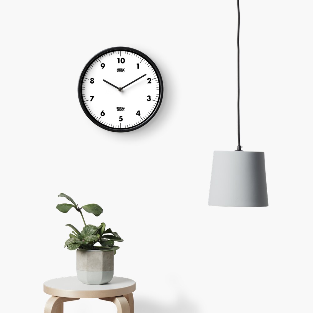 Metric Clock (Black) [Roufxis-Rb] Clock