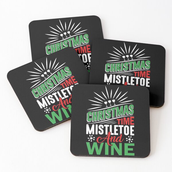 Artikelvorschau, Weihnachtszeit, Mistelzweig, Und, Wein entworfen und verkauft von SewnMemories.