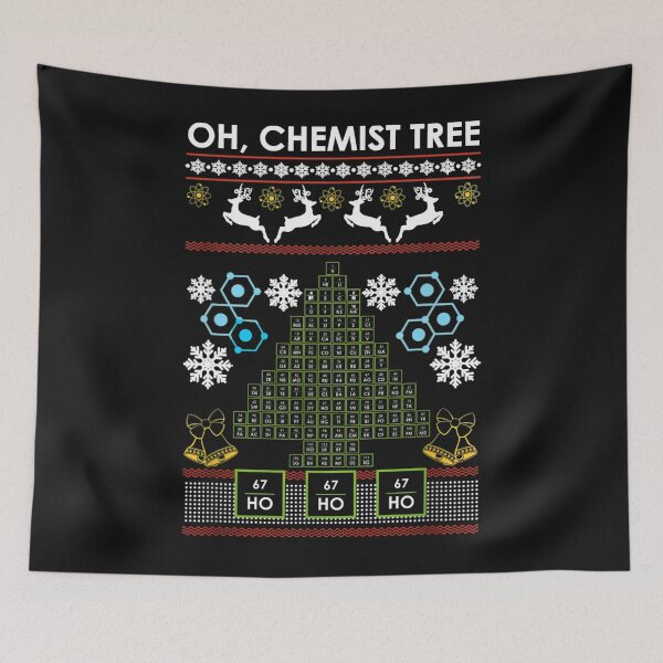 Item preview, Chemist Tree Oh Chemistry Ugly Christmas designed and sold by Makebashington.