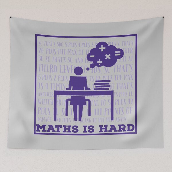 Item preview, Maths is hard designed and sold by Sparabel Productions.