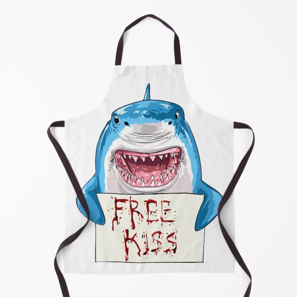 Item preview, Shark and free kiss designed and sold by Designermehdi.