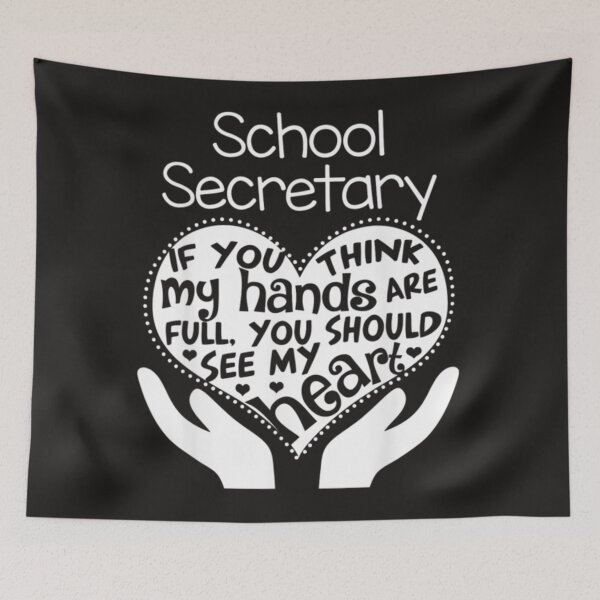 Item preview, School secretary full heart hands designed and sold by Themngocbao.