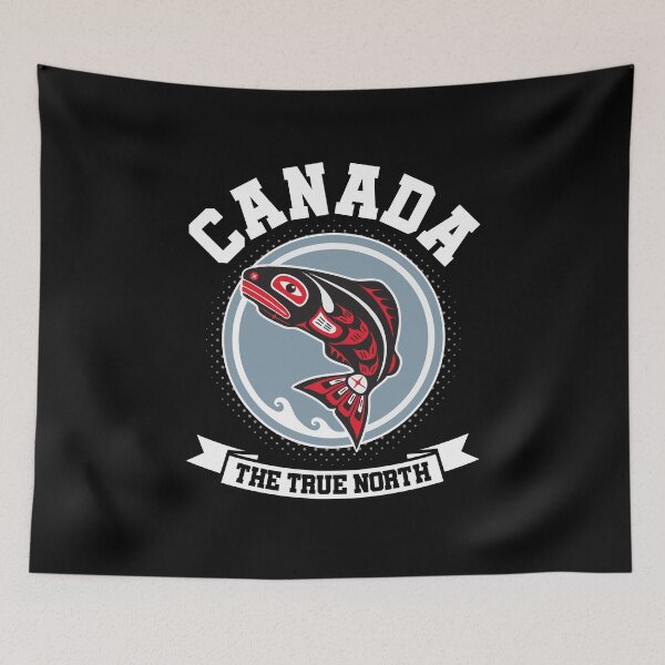 Item preview, Canada Haida Salmon - True North designed and sold by CAN-USA-Fanshop.