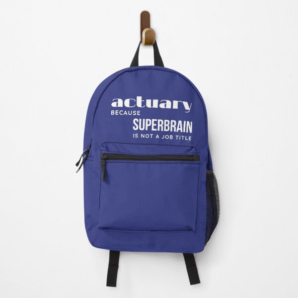 Item preview, Actuary. Because Superbrain is not a Job Title. White letters designed and sold by trendingatees.