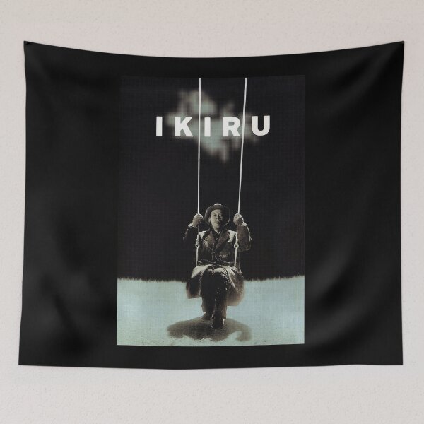 Item preview, Ikiru alone poster retro vintage Movie designed and sold by LindaGosne3090.