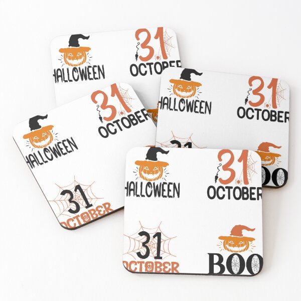 Item preview, Halloween Date ,4 sticker  designed and sold by RED FIR.
