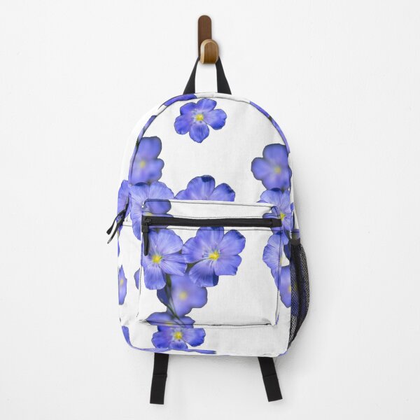 Item preview, Blue flax flower pattern designed and sold by mycloudzdesign.