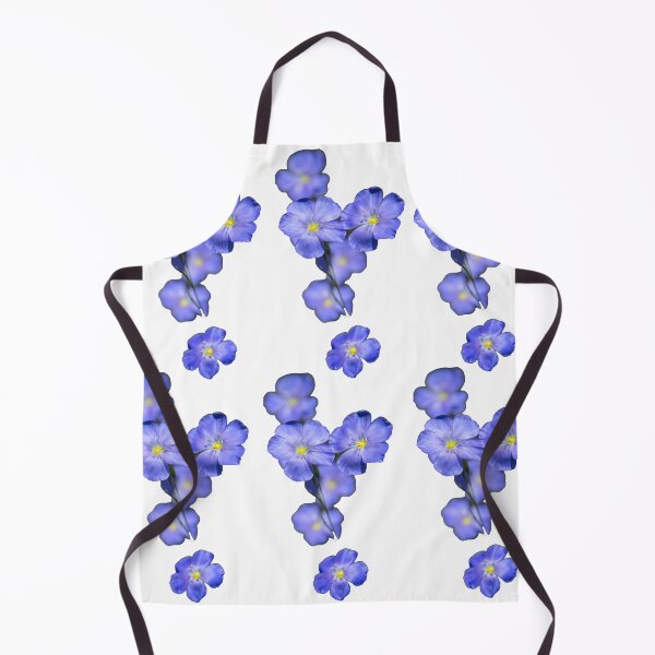 Item preview, Blue flax flower pattern designed and sold by mycloudzdesign.