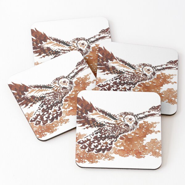 Item preview, Owl in Flight designed and sold by Rachel Collins.